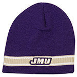 Knit Beanie Purple with Stripe - James Madison