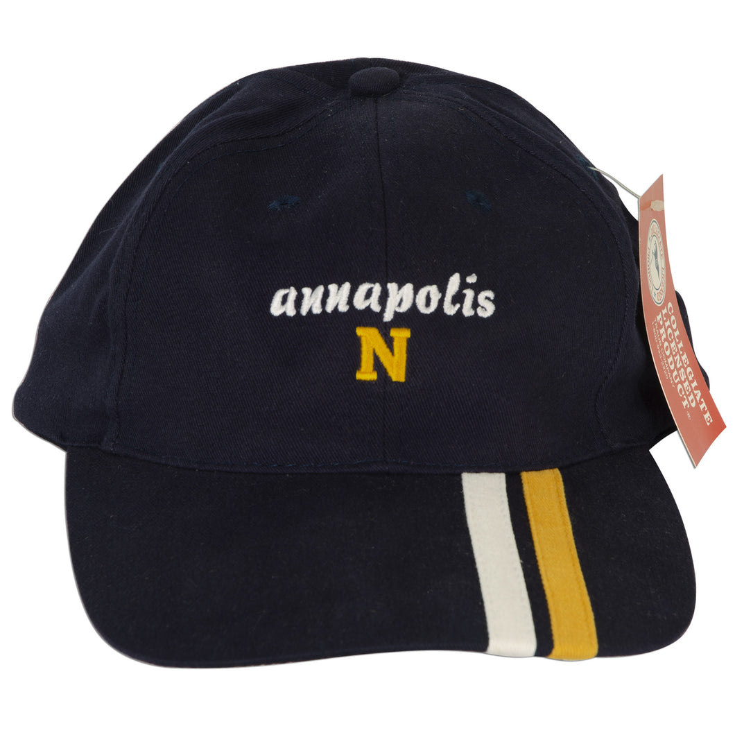 Cap - Annapolis N with Stripes