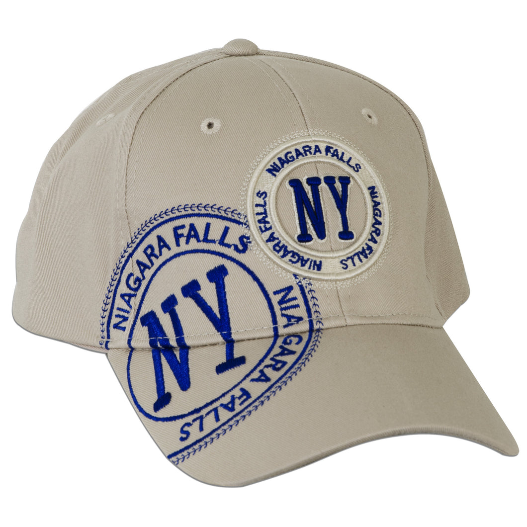CPNF02 Cap / Niagara Falls NY Stamp - KHAKI w/ Navy