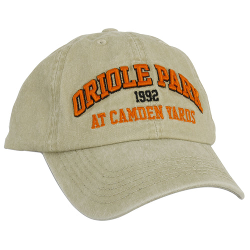 CPOR41K Cap / Oriole Park at Camden Yards - Washed KHAKI