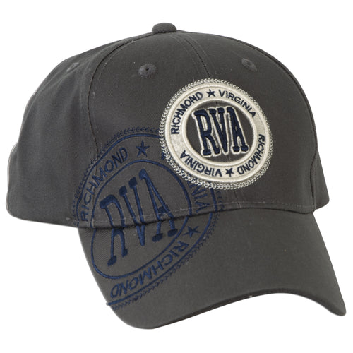CPRV01 Robin Ruth Cap - Richmond RVA Stamp - GREY
