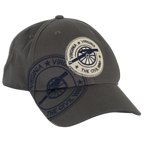 Gray Cap Virginia Cannon Stamp