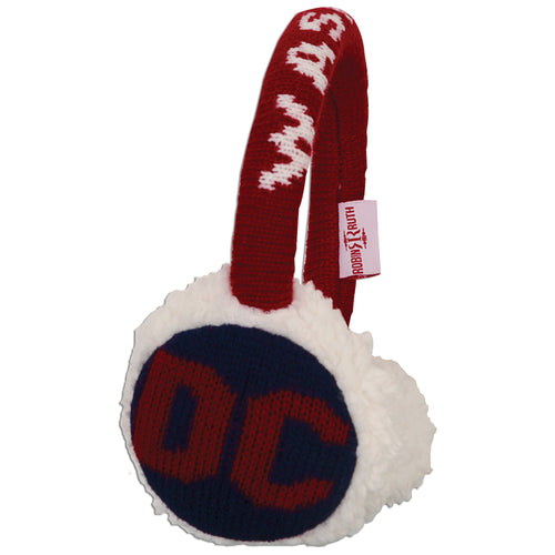 Ear Muffs - Washington DC Red / White / Navy
