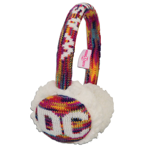 Ear Muffs - Washington DC Hot PINKpeckled