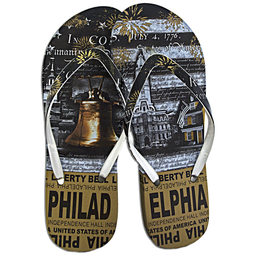 ROBIN RUTH FLIP FLOPS PHILADELPHIA SKYLINE SCENES