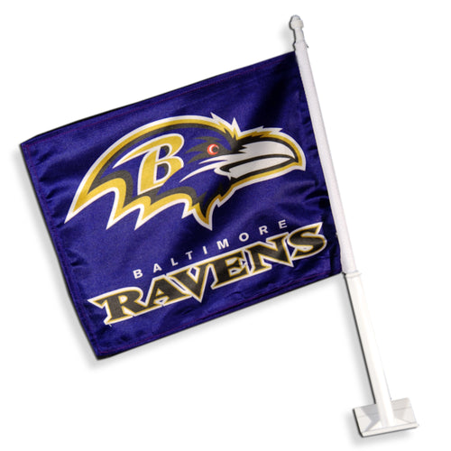 Car Flag Baltimore Ravens