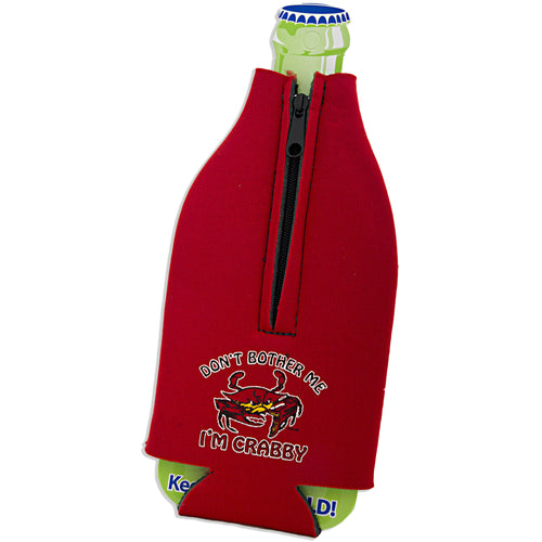 FMCR2 Foam Bottle Cooler I'm Crabby