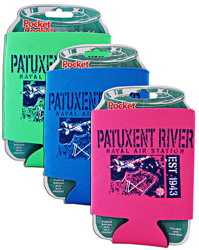 FMPR1 Foam Can Cooler 3 Color Mix Patuxent River NAS