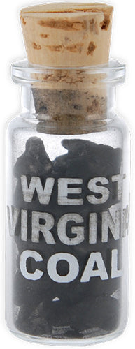 Mini Bottle with Coal - West Virginia