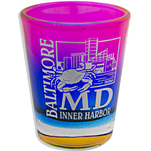 Shot Glass Rainbow Baltimore MD Inner Harbor
