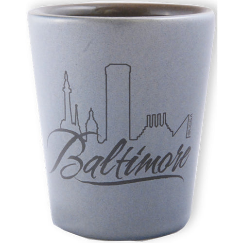 Shot Cup Metallic Silver Baltimore