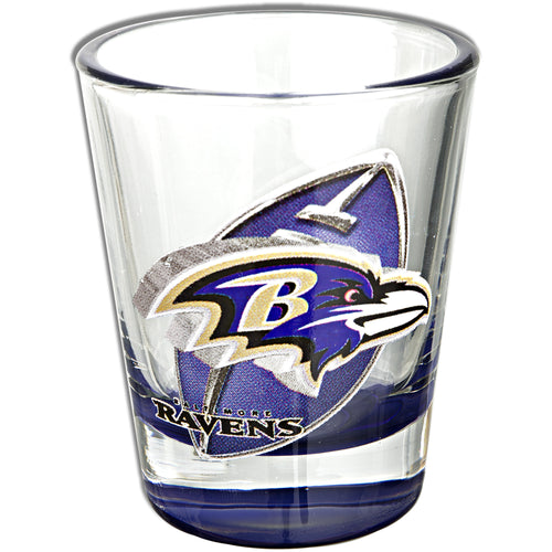 Shot Glass Purple Bottom Baltimore Ravens