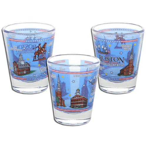 Shot Glass Boston Panorama