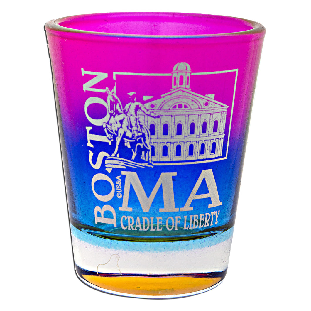 Shot Glass Rainbow Boston