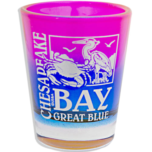 Shot Glass Rainbow Chesapeake Bay