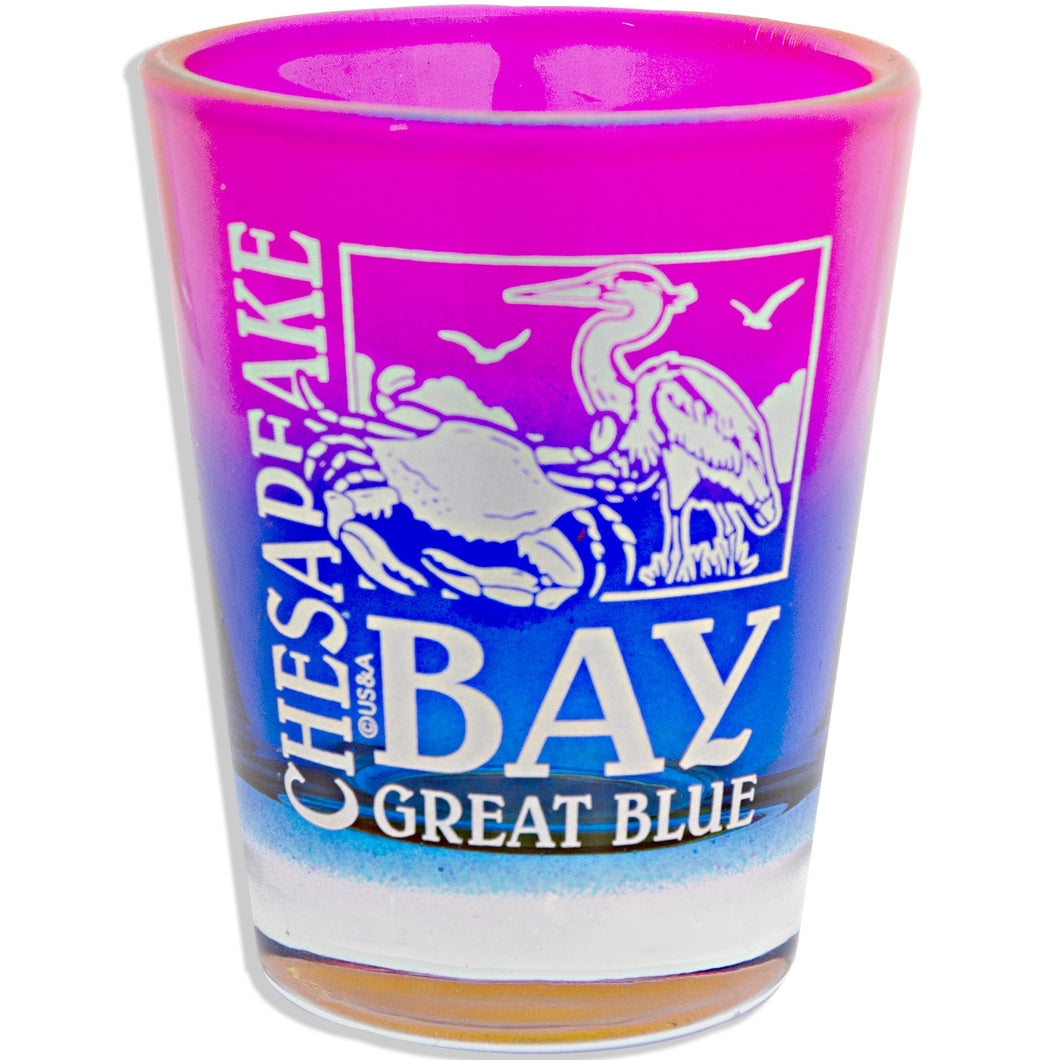 Shot Glass Rainbow Chesapeake Bay