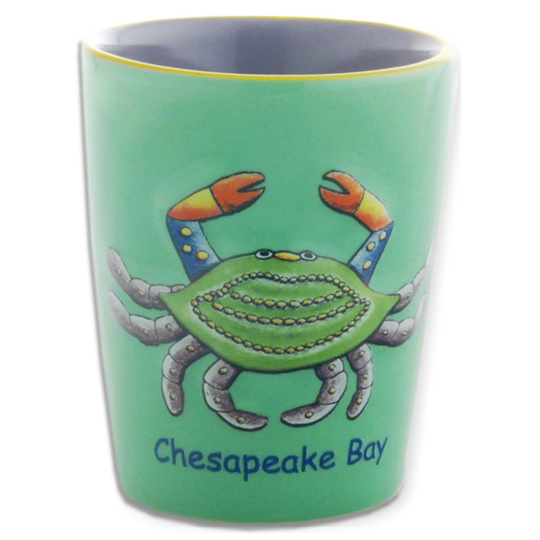 Shot Cup Raised Crab Chesapeake Bay