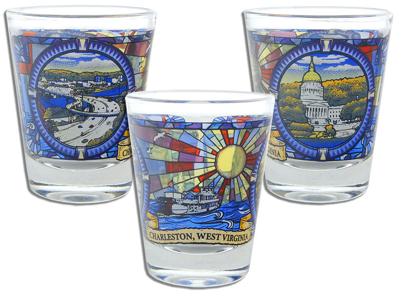 Shot Glass Optic Charleston Stained Glass