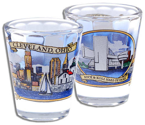 Shot Glass Wrap Cleveland Panorama