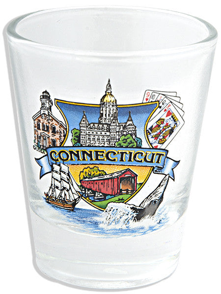 Shot Glass Connecticut Montage