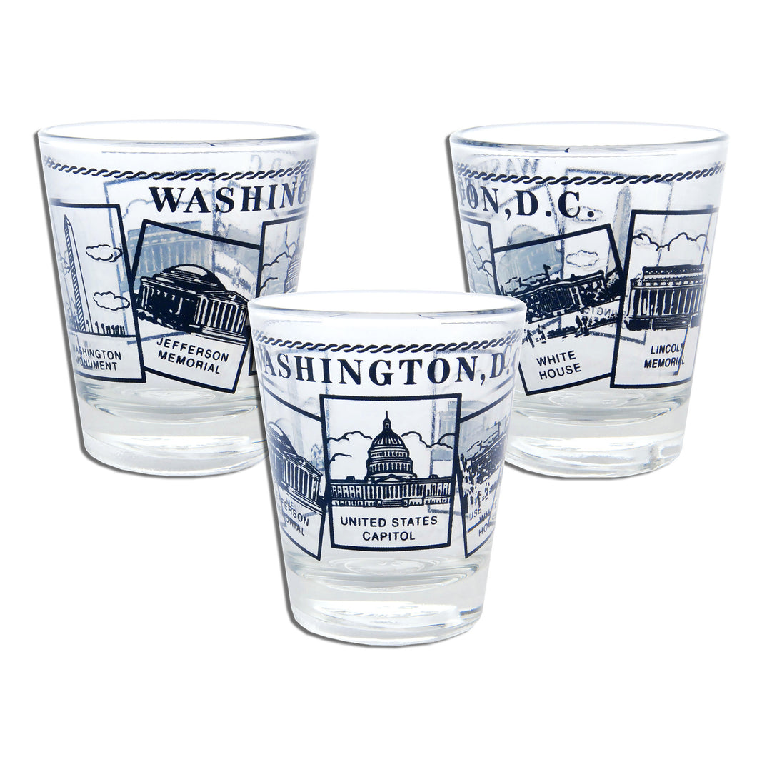 Shot Glass 5-Scenes Washington DC