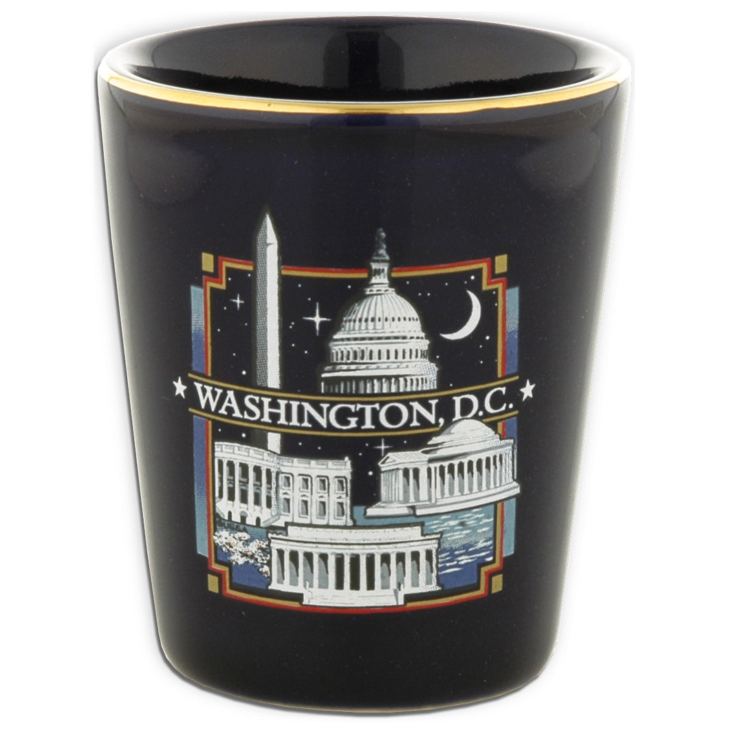 Shot Cup Cobalt Night Washington DC