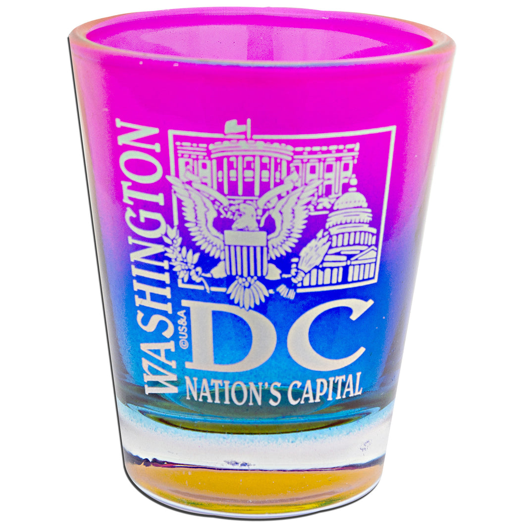 Shot Glass Rainbow Washington DC