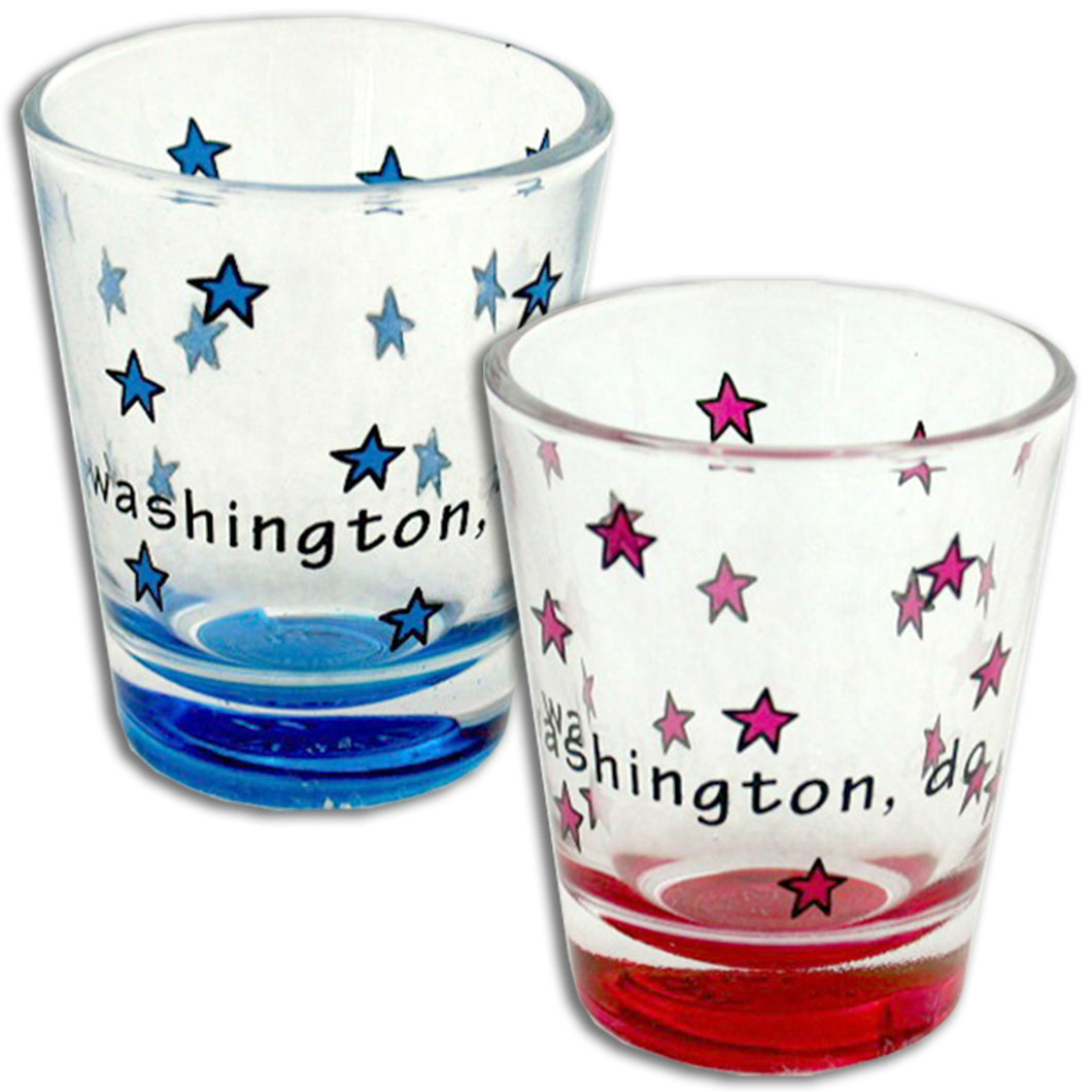 Shot Glass Multi Stars Washington DC