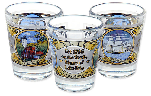 Shot Glass Erie Pennsylvania