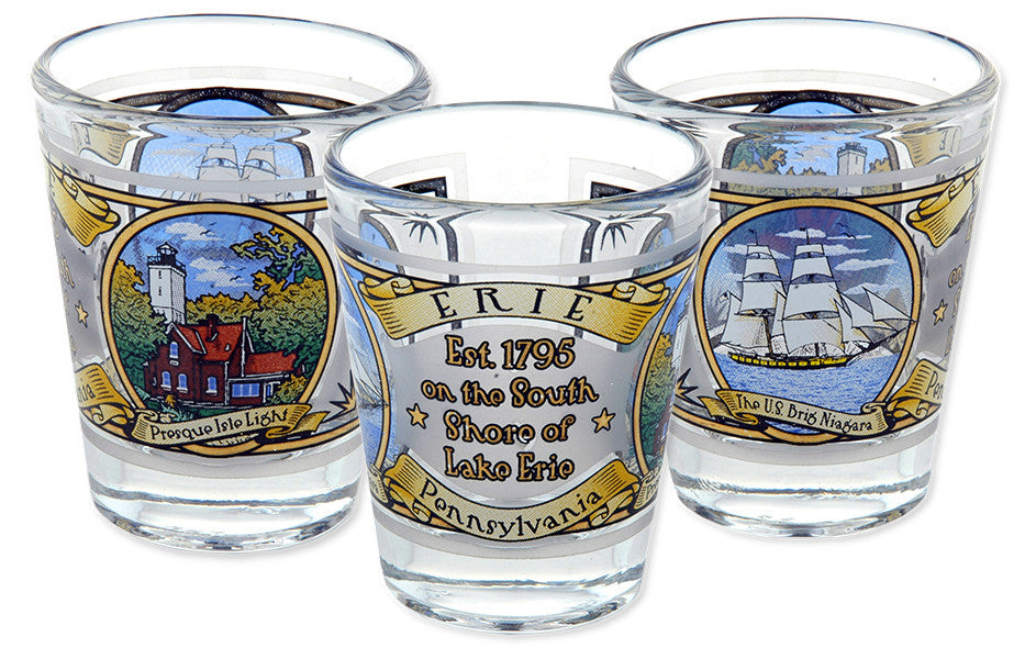 Shot Glass Erie Pennsylvania