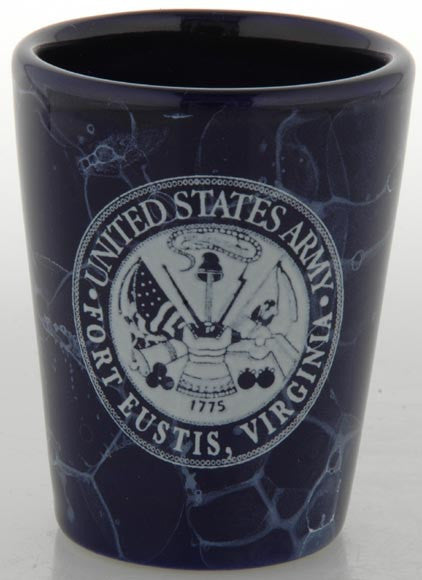 Shot Glass Marble Fort Eustis Virginia