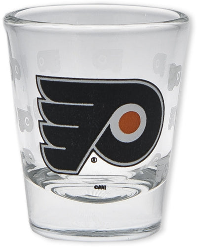 Shot Glass Phila. Flyers Satin Etch