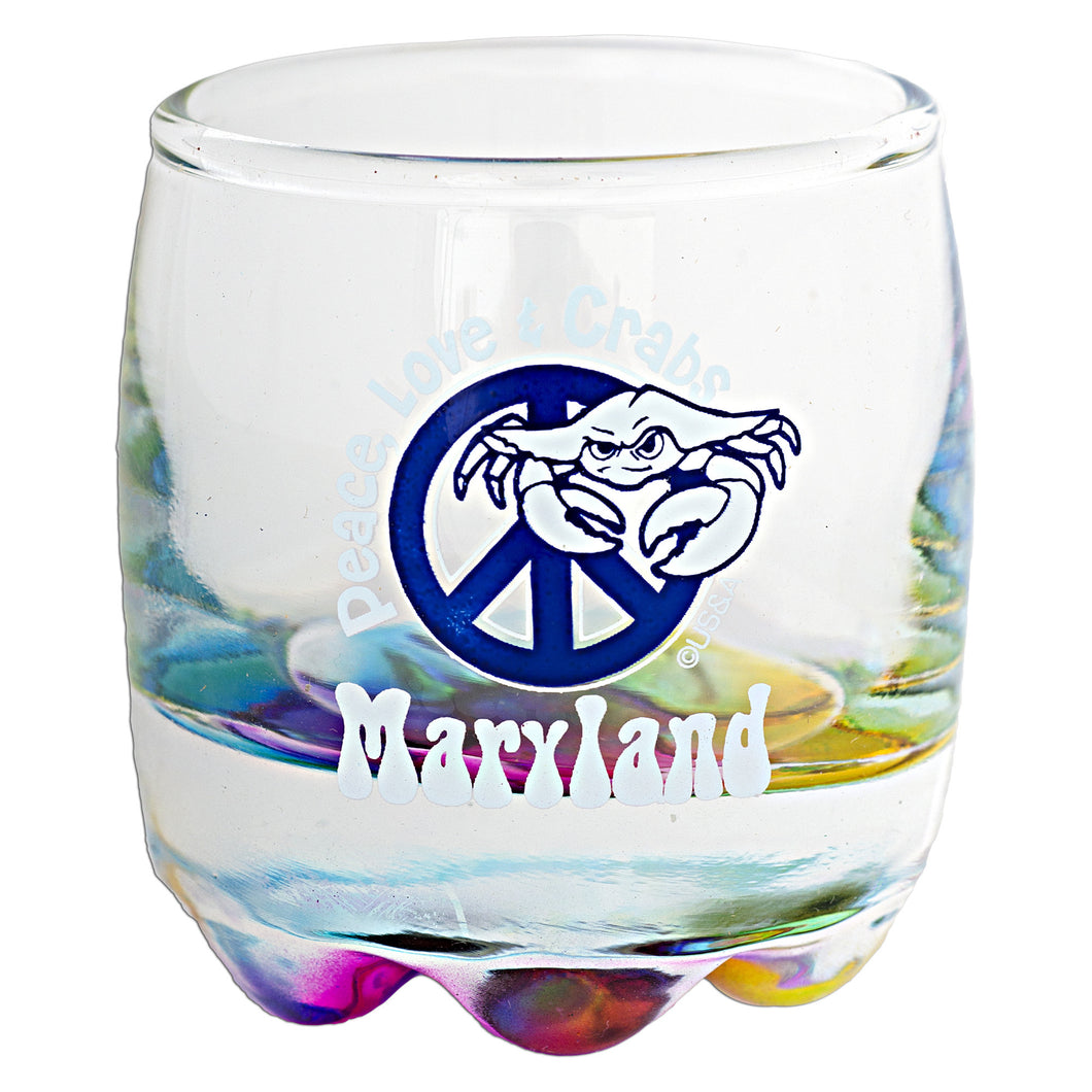 Shot Glass Round Tie Dye Maryland