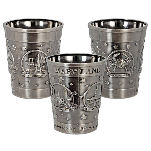 Shot Cup Pewter Maryland