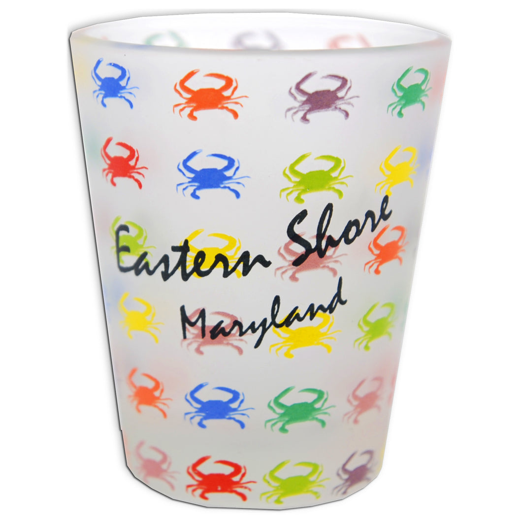 Shot Glass Frosted Crabs Eastern Shore MD