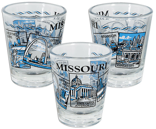 Shot Glass 5-Scenes Missouri