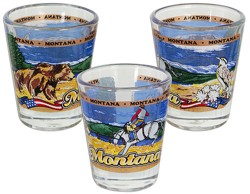 Shot Glass Panorama Montana