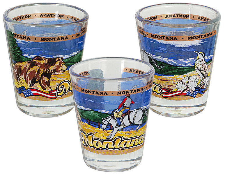 Shot Glass Panorama Montana