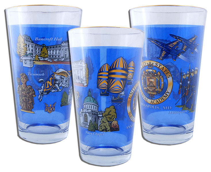 Pint Glass U.S. Naval Academy