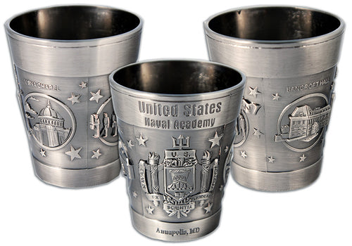 Shot Cup Pewter U.S. Naval Academy