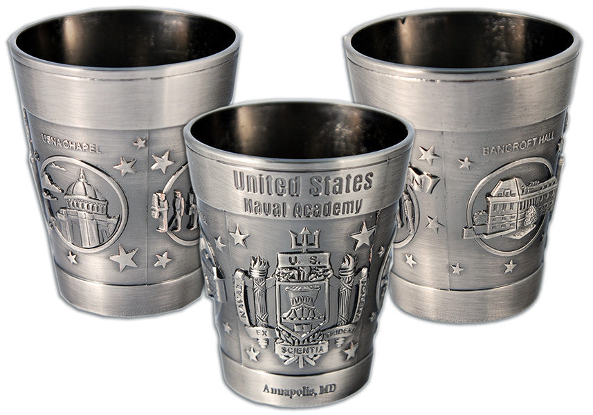 Shot Cup Pewter U.S. Naval Academy