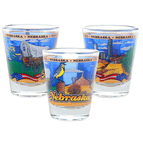 Shot Glass - Panorama Nebraska