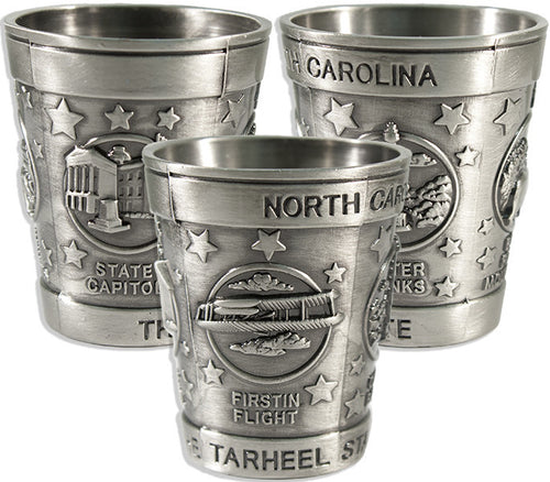 Shot Cup Pewter North Carolina