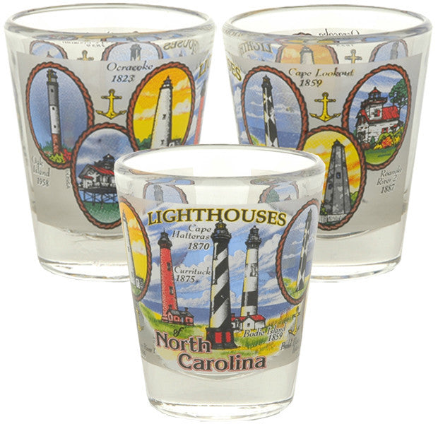 Shot Glass Lighthouses of North Carolina
