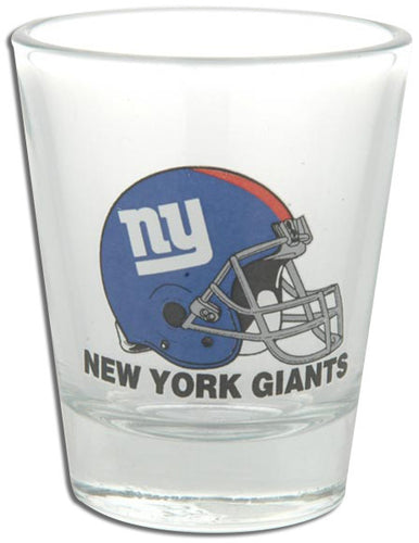 Shot Glass Satin Etch New York Giants