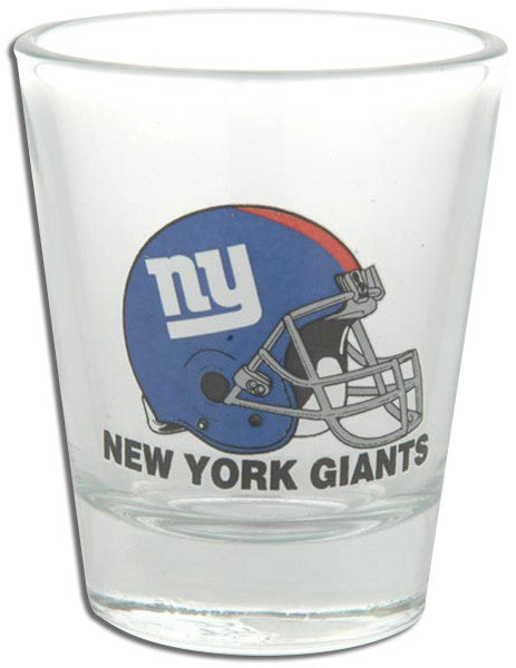 Shot Glass Satin Etch New York Giants