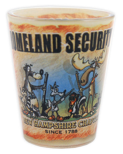 Shot Glass New Hampshire Homeland Security