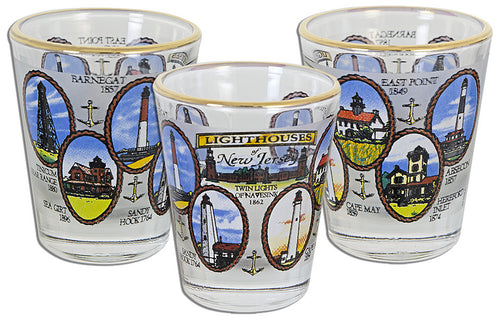 Shot Glass Lighthouses of New Jersey