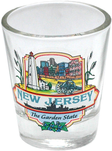 Shot Glass Clear Montage New Jersey