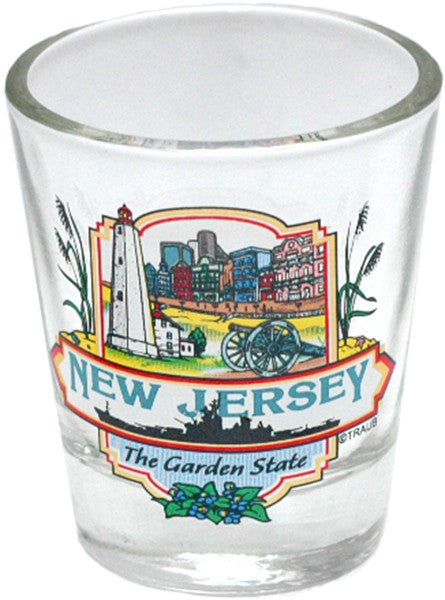 Shot Glass Clear Montage New Jersey